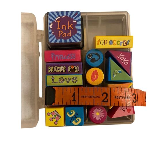 Lot of 3 Stamps Set Paper Punches Crafts Art School - Picture 7 of 11